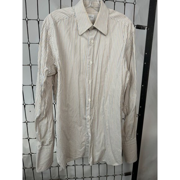 Four Mens Button-Down Dress Shirts Regular Fit Size 15.5 cotton blend Asst Color - Picture 2 of 16